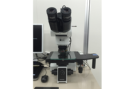 レーザー加工 工業用顕微鏡MX51（オリンパス社製）