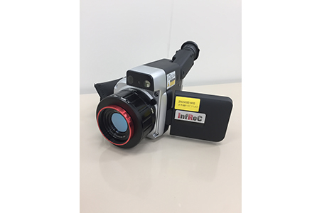 レーザー加工 赤外線サーモグラフィカメラInfReC R300SR-H（日本アビオニクス社製）